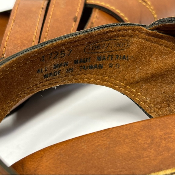 Vintage Kinsman 100% Leather Fisherman Sandals Men Size 8 - Picture 7 of 8